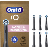 Oral B iO Sanfte Reinigung Aufsteckbürste schwarz 6 St.