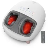 COMFIER Shiatsu Fußmassagegerät, elektrisches Fussmassagegerät mit Wärme, Kneten und Vibrationsmassage, Fußmassagegerät mit 3 Intensitäten und Fernbedienung, Geschenke