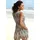 LASCANA Overall Damen schwarz-sand-bedruckt Gr.42