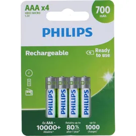 Philips HR03 Micro (AAA)-Akku NiMH 700 mAh 4 St.