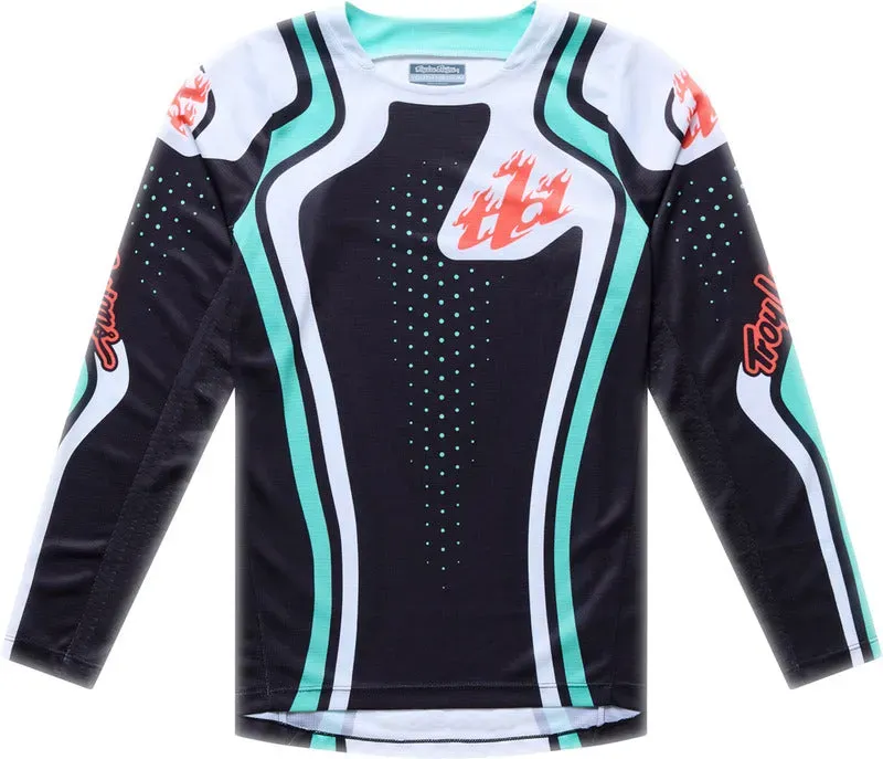 Troy Lee Designs Gp Pro Jugend Jersey Roller Schwarz/Petrol - YXL
