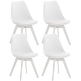 Clp 4er Set Stuhl Linares Kunststoff - Farbe: weiß/weiß