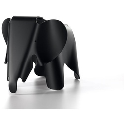 Vitra Eames Elephant Kinderhocker schwarz, Designer Charles & Ray Eames, 41.5x41 cm