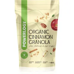 Powerlogy Granola Müsli in BIO-Qualität Geschmack Apple Cinnamon 350 g