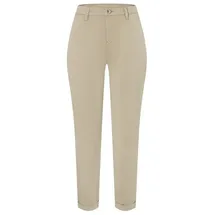 MAC Chino Turn Up Straight-Fit Braun 42