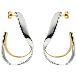 Purelei Ohrringe Balance in Bicolor-Optik GoldSilber Damen 