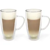 Bredemeijer 1x2 Bredemeijer Glas 400ml Latte Macchiato doppelwa. 165015