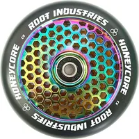 Root Industries Honeycore Stunt-Scooter Rolle 120mm Neochrom/PU Schwarz)