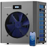 Varpoolfaye 5KW Elektrische Pool Wärmepumpe Für Aufstellpool Poolheizung Wärmepumpe Schwimmbad Bis 20.000 l 20 m3 Wifi Steuerung 220v 240v 50Hz