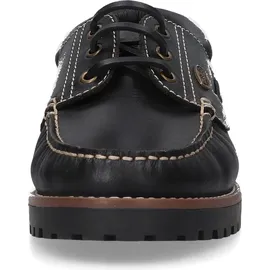 Dockers by Gerli Herren Bootsschuhe, Männer Bootsschuhe,Mokassins,Sommerschuhe,Boat-Shoes,sportlich,Segelschuhe,docksider,schwarz,41 EU - 41
