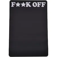 Mister Tee Fuck OFF Desk Pad Other - Schwarz