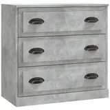 vidaXL Sideboard Betongrau 70x35,5x67,5 cm Holzwerkstoff
