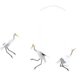 Flensted Mobiles Flensted Mobiles, Babymobile, Kranich Tanz Mobile mit Geschenkumschlag