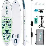 LuxusKollektion Inflatable SUP-Board Aufblasbares SUP Board für Yoga, Angeln, Surfen - 350 lbs Traglast