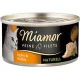 Miamor Feine Filets Naturelle Huhn & Kürbis 24 x 80 g