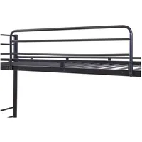 [en.casa] Etagenbett Bevapis 90 x 200 cm Metall schwarz