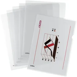 Herlitz 5914304, Konventioneller Dateiordner, A4, Polypropylen (PP), Transparent