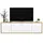 meble lindner Apollo2 TV-Schrank 150 cm Weiß Matt Holz