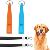 EOUIAV 2 Stück Hundepfeife Rütter Rückruf mit Gratis Pfeifenband, Wird für Rückruf und Hundetraining verwendet, Laut & Weitreichend Pfeifen mit Umhängeband, Erfolgreiche Hundeerziehung, Blau/Orange