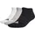 adidas Thin and Light Sportswear Low-Cut Socken, 3 Paar Medium Grey Heather / White / Black 46-48
