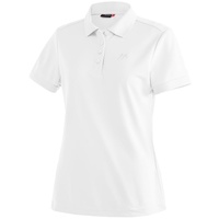 Maier Sports Damen Polo Ulrike T-shirt,Weiß (white), Gr. 50