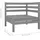 vidaXL 6-tlg. Garten-Lounge-Set Massivholz Kiefer Grau