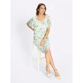 Witt Weiden Etuikleid Druck-Kleid Weiß/Eucalyptus 40