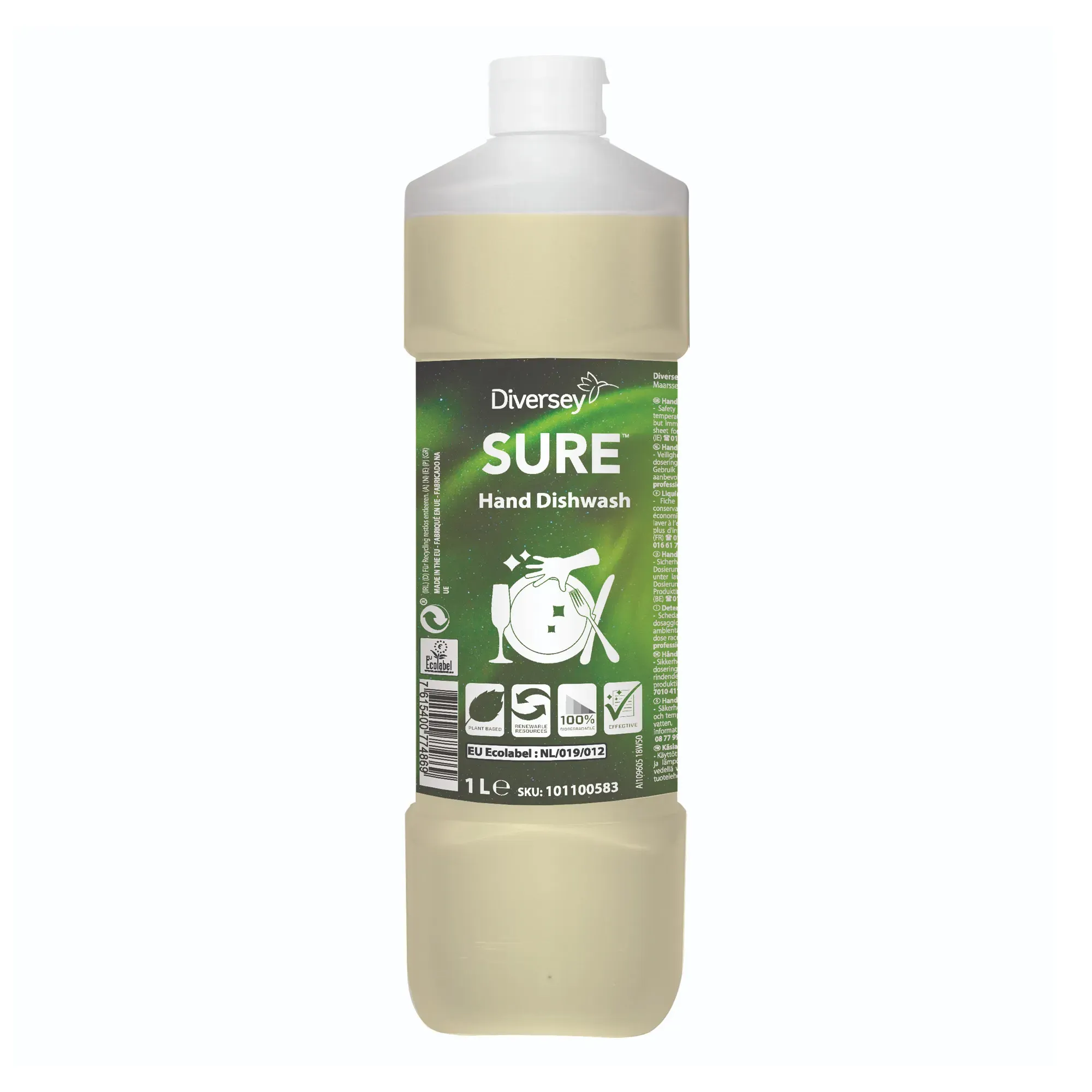 SURE Hand Dishwash Handgeschirrspülmittel 6 x 1000 ml