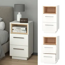 Vicco Nachtschrank Beatrice 36 x 36 x 68 cm Weiß