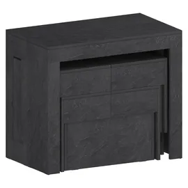 Dmora Dadamoni Konsolentisch 66 x 25 x 45 cm grau
