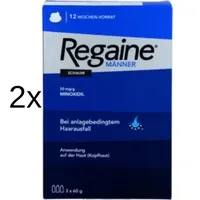 REGAINE Männer Schaum 50 mg/g 2 x 180 ml