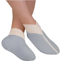 wobera Angora Fußwärmer mit weitem Einstieg 1 P hellblau Unisex