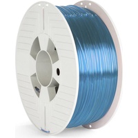 Verbatim PET-G, Transparent Blue, 1.75mm, 1kg (55056)