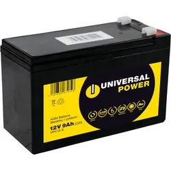 Universal Power AGM UPC12-9 12V 9Ah AGM Batterie zyklenfest wartungsfrei