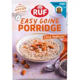 RUF Porridge Chia Mandel mit Chiasamen und gehackten Mandeln, das Superfood Oatmeal fürs Büro, den Workout-Snack oder Zwischendurch, 1 x 65g Beutel (Packung mit 5)