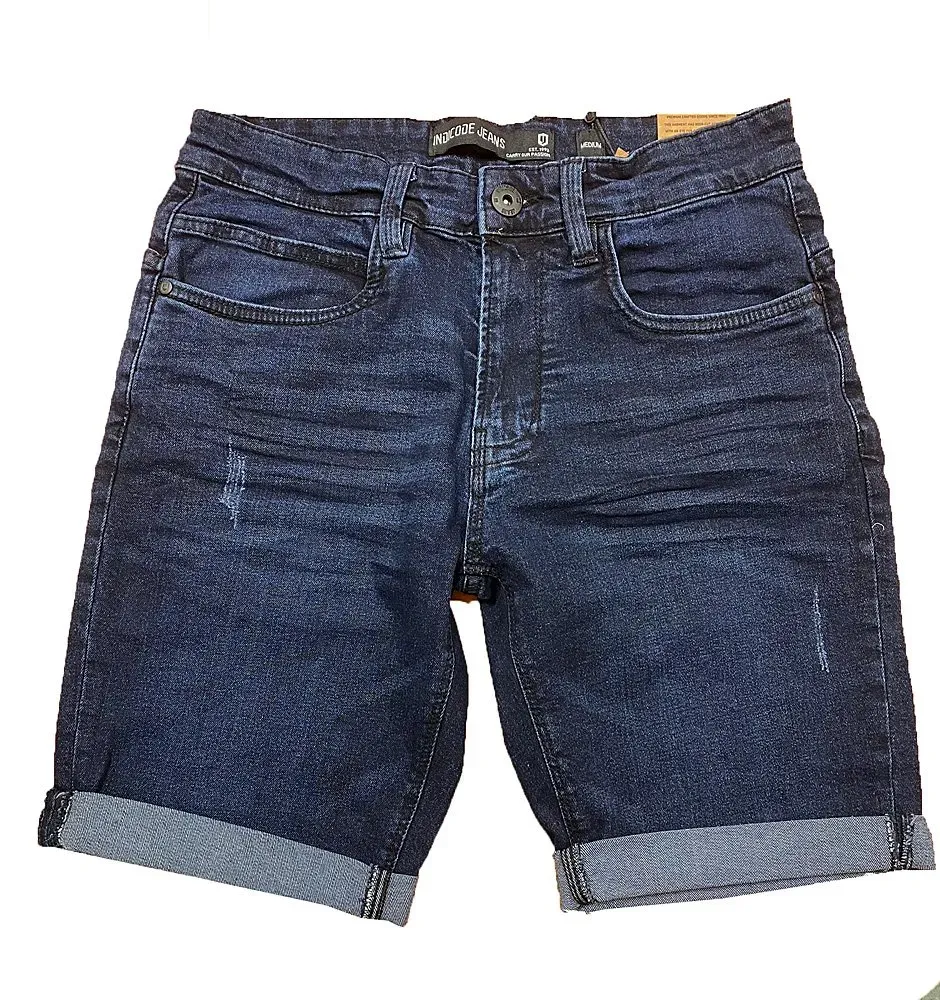 INDICODE Jeans Shorts Kaden blue black L - Größe:L