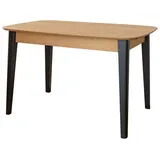 katmandu Orbetello 120 x 74,8 x 80 cm ausziehbar Eiche beige/schwarz/bronze