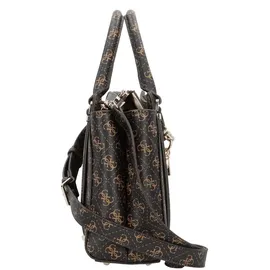 GUESS Eco Erica 2 Compartment Mini Tote Brown Logo - Einheitsgröße