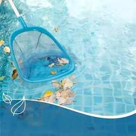 COOAU Pool Kescher Set blau 122 cm