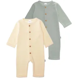 Overall LILIPUT, Kinder, Gr. 74, EURO-Größen, bunt (mehrfarbig), 80% Baumwolle, 20% Polyester, Rundhals, Langarm, Overalls, mit umgeschlagenem Saum