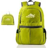 Intirilife Faltbarer Rucksack Ultraleicht in Limette - 36L Unisex
