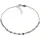 VIVANCE Fußkette "925 Silber rhodiniert glanz", weiß, Fußketten, Damen, 23+2cm, Silber 925 (Sterlingsilber), glänzend