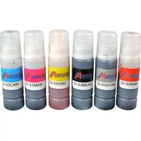 Ampertec 6 Kompatible Nachfülltinten ersetzt Canon GI-53 Multipack KCMY