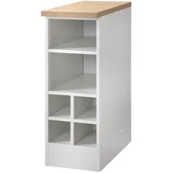 Unterschrank HELD MÖBEL "Stockholm", weiß (weiß, weiß), B:30cm H:85cm T:60cm, Holzwerkstoff, Schränke, hochwertige MDF-Fronten