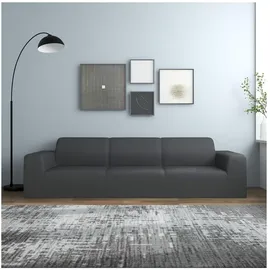 vidaXL Sofahusse 4-Sitzer Anthrazit 100% Polyester
