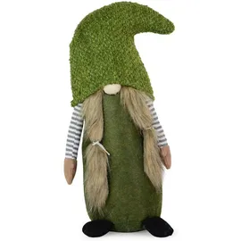 Riffelmacher & Weinberger Dekofigur Wichtelfrau Frieda - 50 cm Grün | 10131 - Adventsdekoration