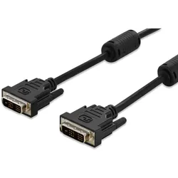 ASSMANN DVI Kabel DVI(18+1)2x Ferrit 5.0m DVI-D SingleLink sw.