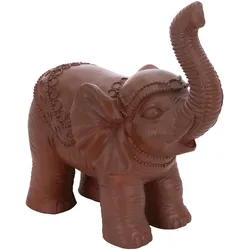 ML-Design Deko Elefant 36x19x39cm Braun Garten Deko Figur Gartenfigur MGO Magnesiumoxid