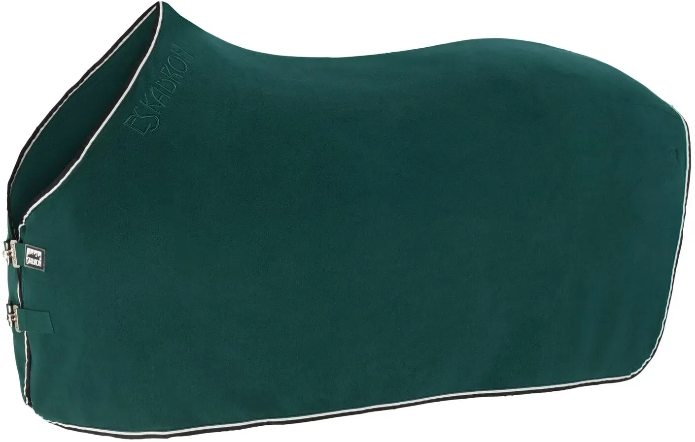 ESKADRON Abschwitzdecke Fleece Contrast racinggreen 135 cm