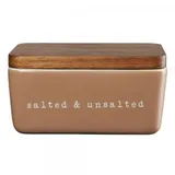 Asa Selection Butterdose salted & unsalted braun 15x10x7,8cm,